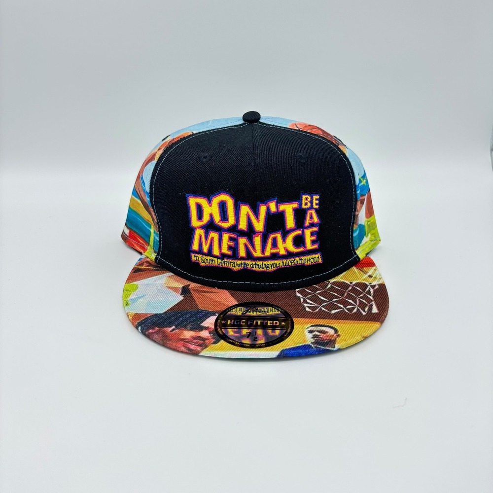 Headgear Classics Dont Be a Menace To South Central Fitted Hat 7 1/2 Black